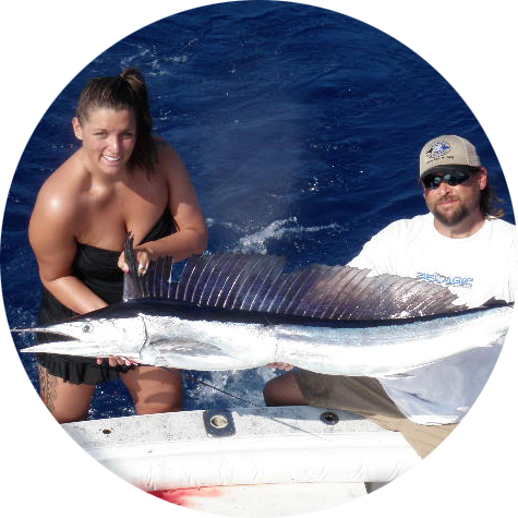Best Fishing Charter on Oahu Catching Swordfish off The Waianae Coast-Live Bait Sport Fishing Hawaii